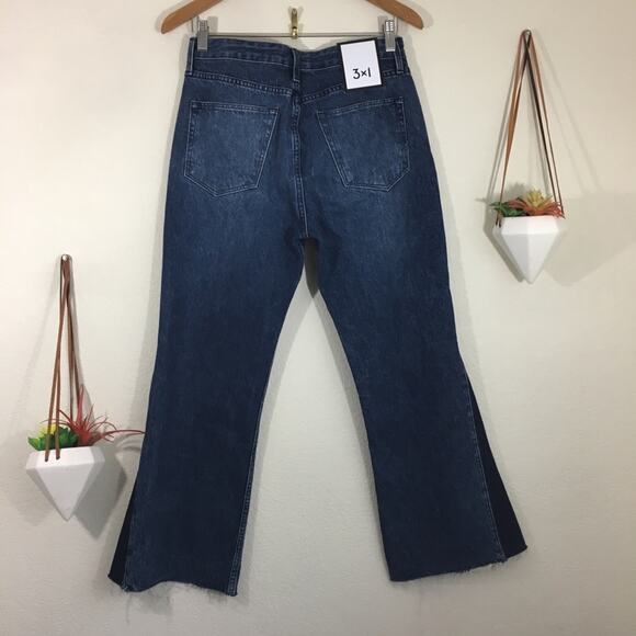 NWT 3x1 W3 Elvia Higher Ground Gusset jeans - Picture 3 of 8